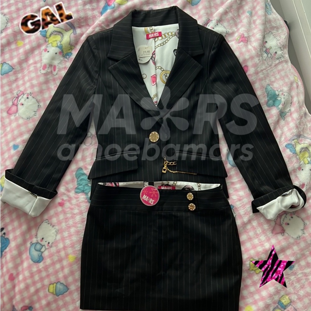 MA*RS Gyaru Suit Set! Jacket + Mini Skirt 💕🔗